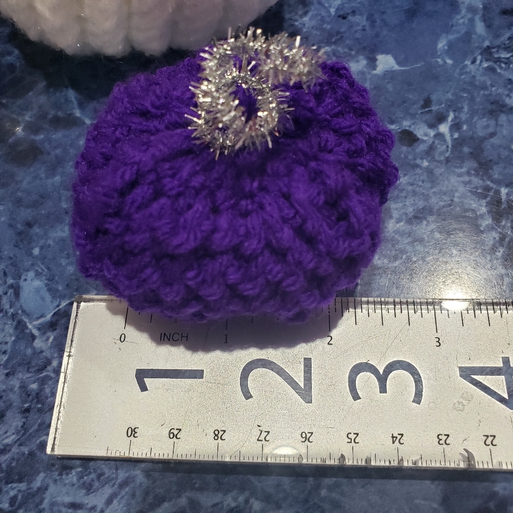 Handmade Knit Funky Pumpkins - Picture 9 of 11